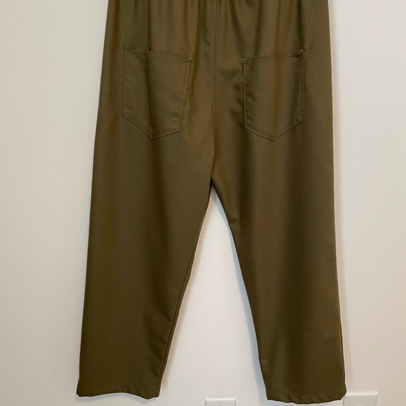 Zara olive green baggy pants with drop pockets size XS - Picture 5 of 5